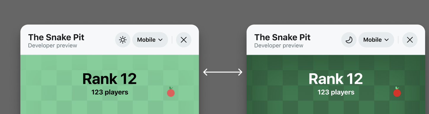 UI simulator theme